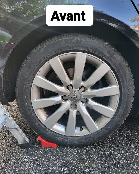 Jante avant nettoyage
