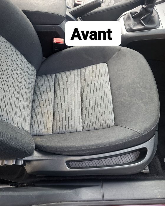 Siège avant nettoyage